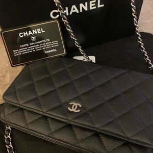 Chanel Wallet on Chain Silver Hardware